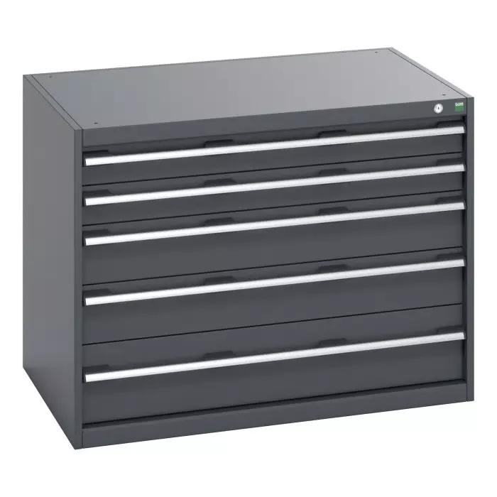Bott 5 Drawer Sheet Steel Floor Standing Cabinet 1050x750x800 mm, 40029009.77v
