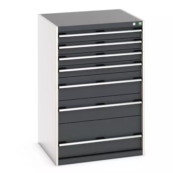 Bott 7 Drawer Sheet Steel Floor Standing Cabinet 800x750x1200 mm, 40028032.19v