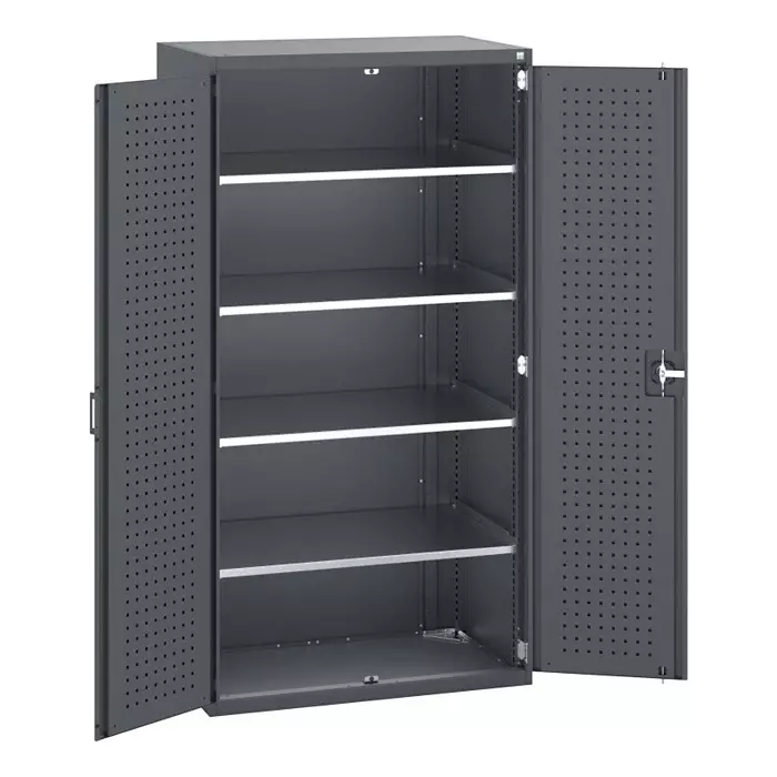 Bott 2 Door Sheet Steel Floor Standing Cupboard 1050x650x2000 mm, 40021101.77V