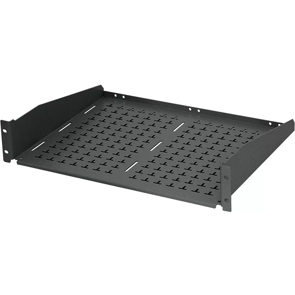 Settsu Storage Shelf Aluminum Black, RSEH-2U35A-BN1