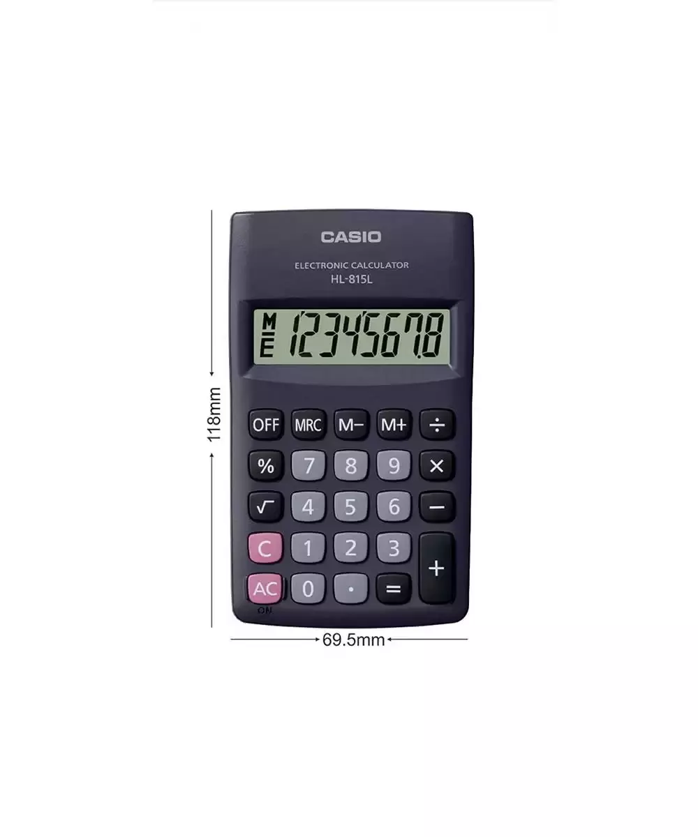 Casio HL-815L-BK Portable Calculator