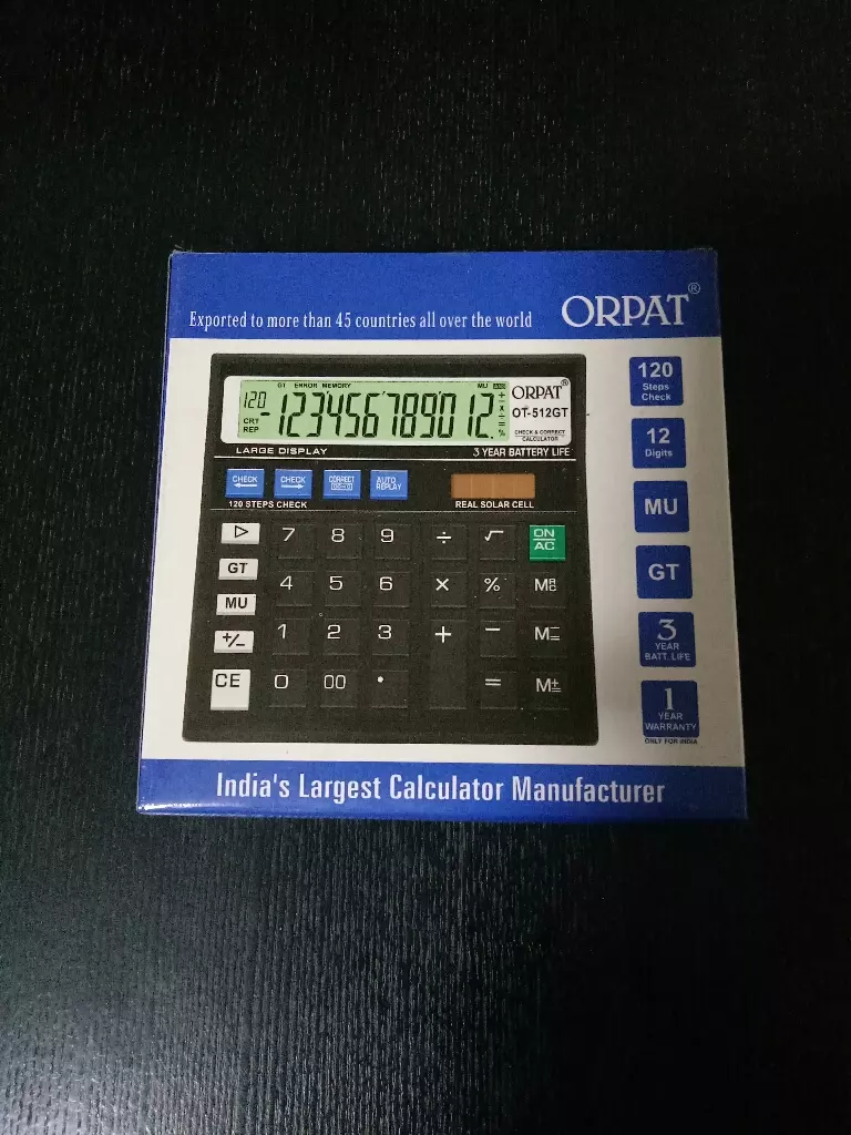 Buy Orpat OT512GT Calculators Online in India at Best Prices