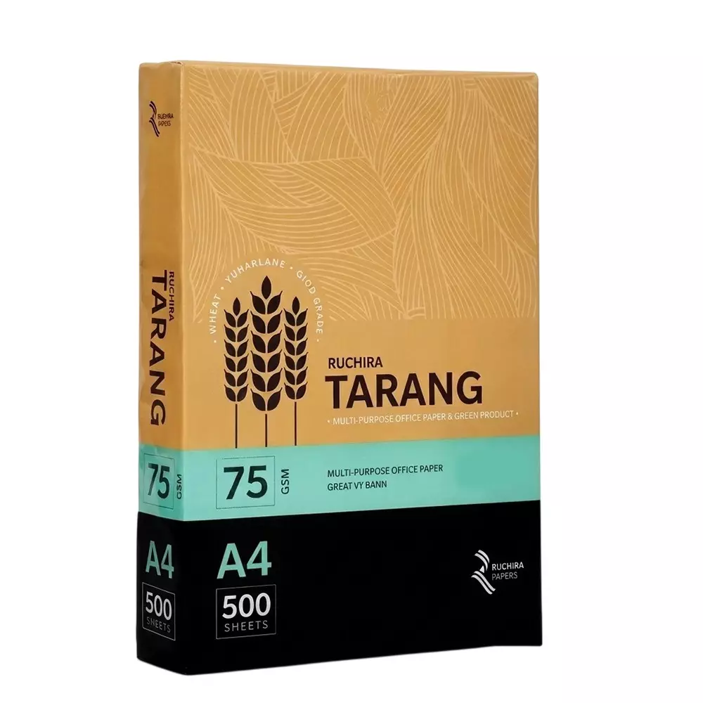 Ruchira Tarang Green Coloured Paper Sheet 75 GSM A4 Size, ( Pack of 2500 Sheet)