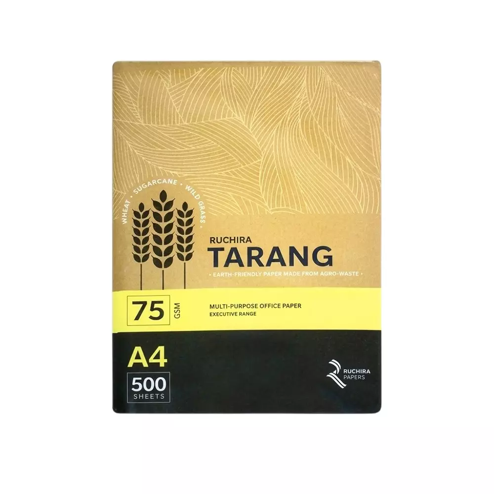 Ruchira Tarang Yellow Coloured Paper Sheet 75 GSM A4 Size, ( Pack of 500 Sheet)