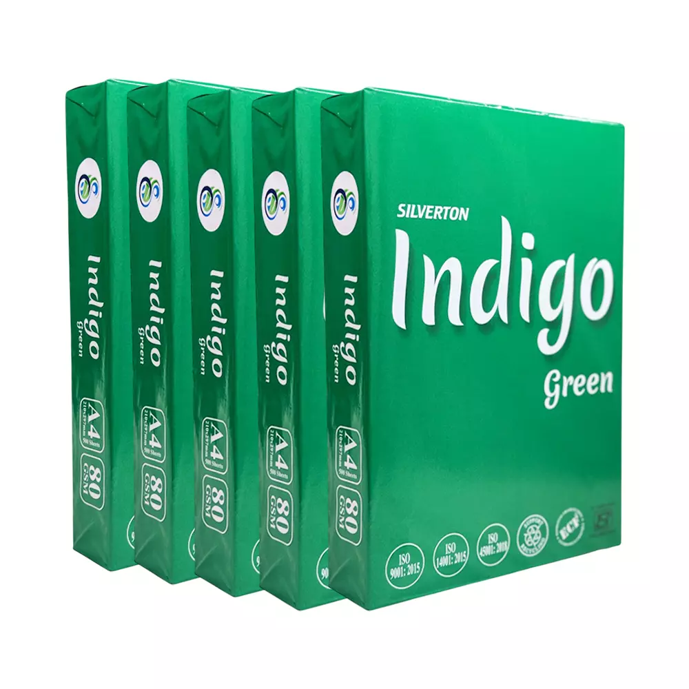 Silverton 80 GSM White A4 Size Copier Paper (Pack of 5 Ream)