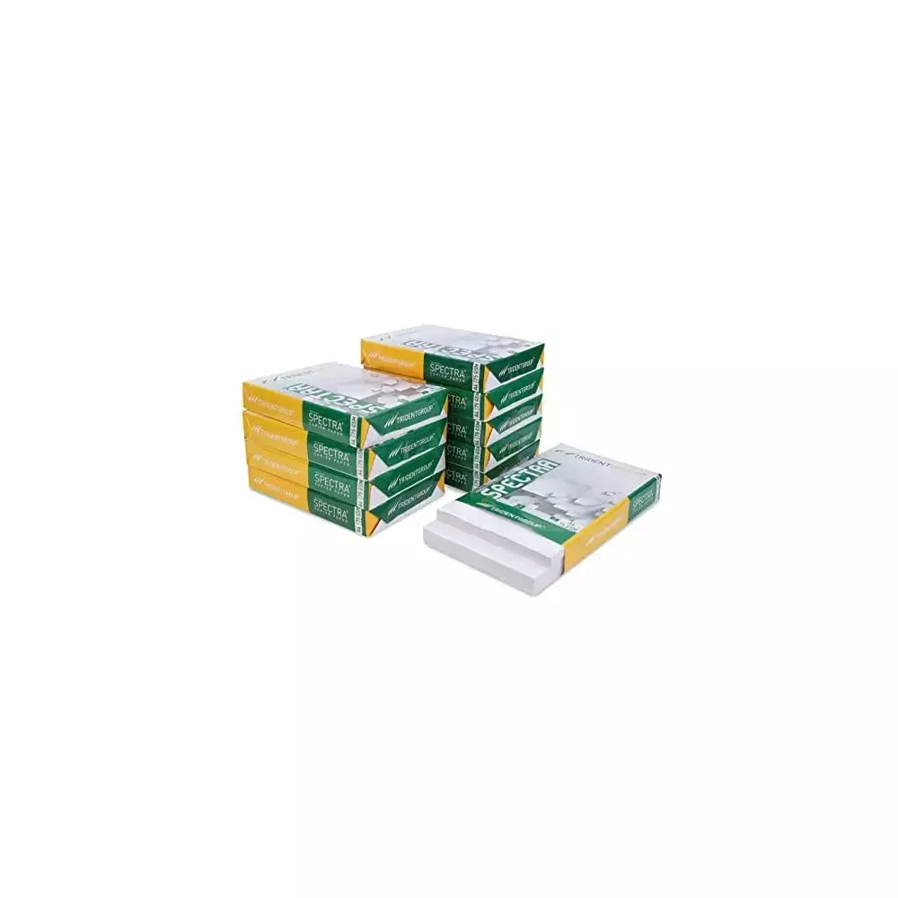 Trident Spectra 75 GSM A4 Size Multipurpose Copier Paper 500 Sheets, White (Pack of 10 Ream)
