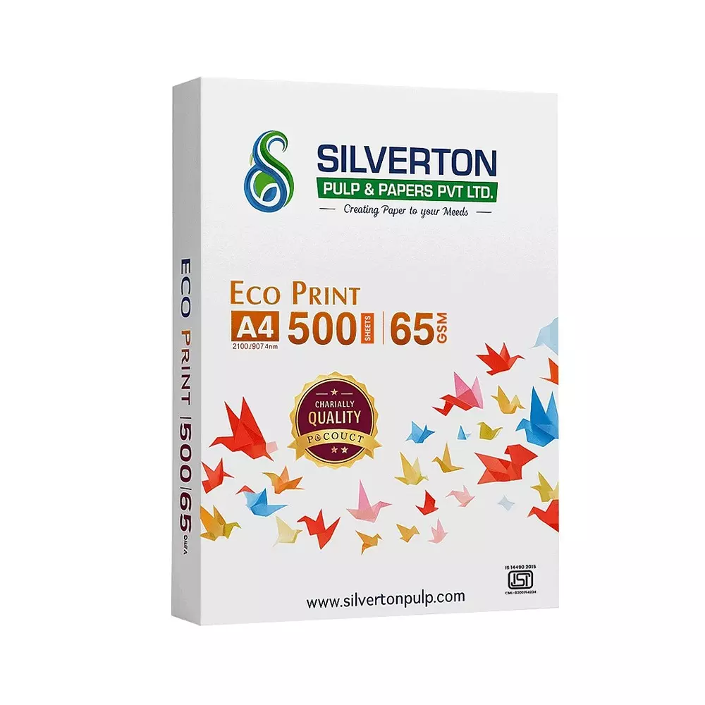 Silverton 65 GSM A4 Copier Paper (Pack of 1 Ream)