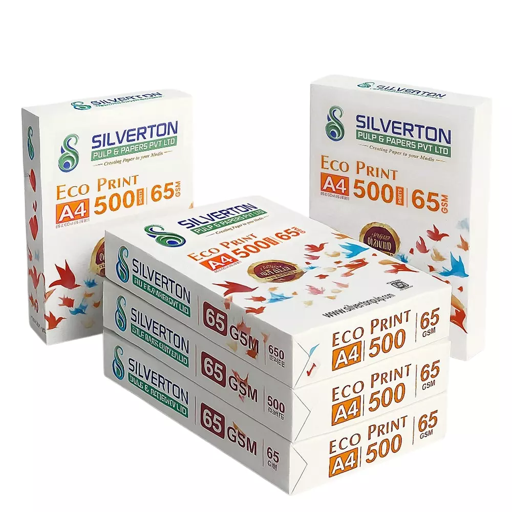 Silverton 65 GSM A4 Copier Paper (Pack of 1 Ream)