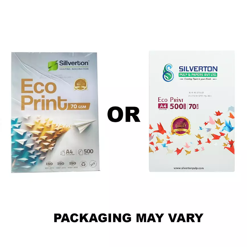 Silverton 70 GSM White A4 Size Copier Paper (Pack of 20 Ream)