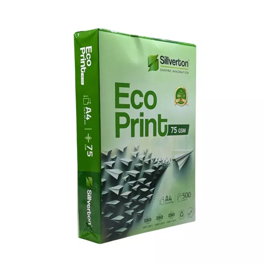 Silverton 75 GSM White A4 Size Copier Paper (Pack of 80 Ream)