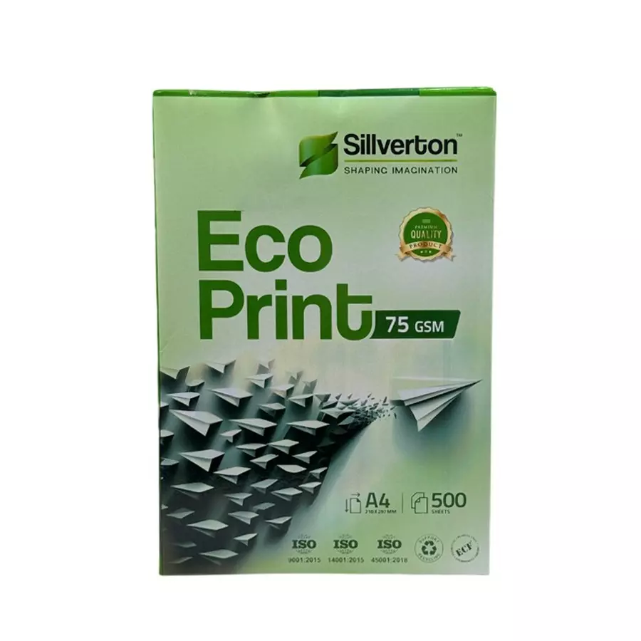 Silverton 75 GSM White A4 Size Copier Paper (Pack of 80 Ream)