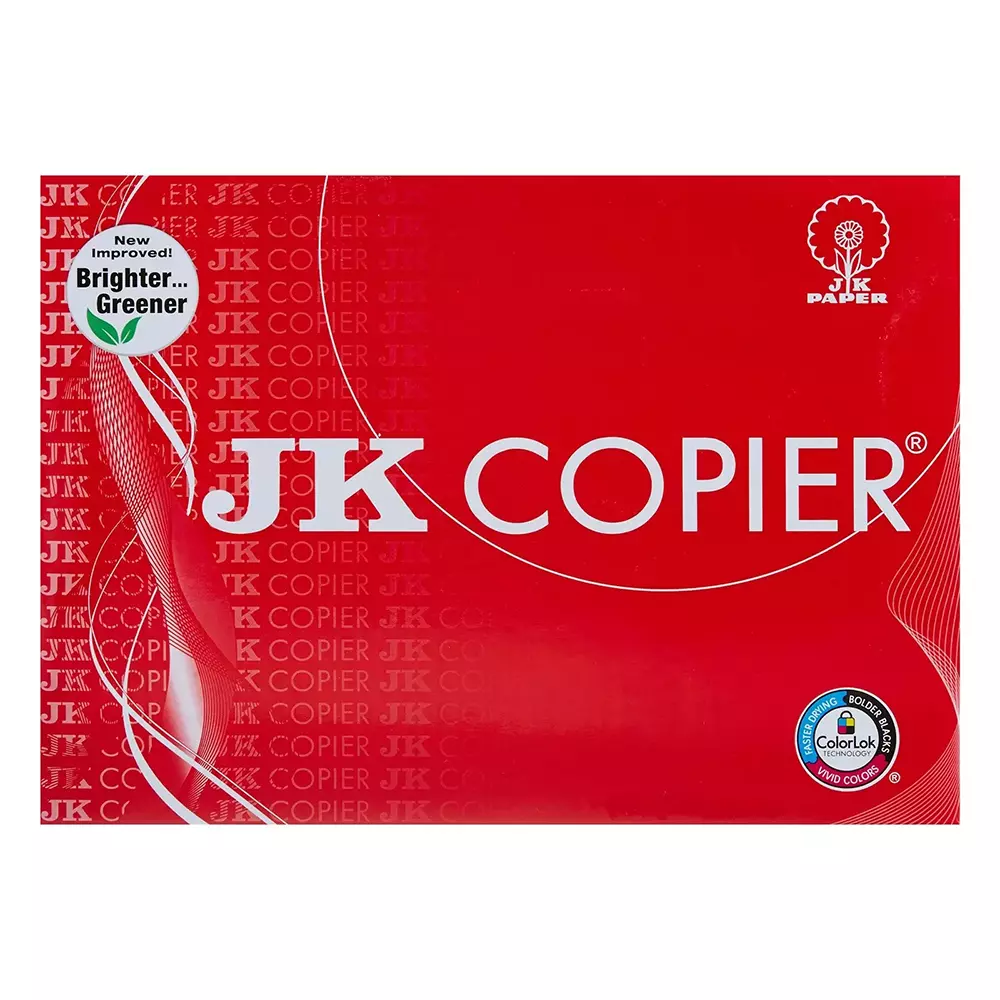 JK Copier 75 GSM A4 Size Multipurpose Paper 500 Sheets White (Pack of 40 Ream)