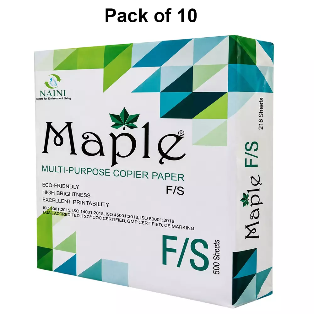 naini-maple-multipurpose-fs-size-copier-paper-70-gsm-pack-of-10-ream