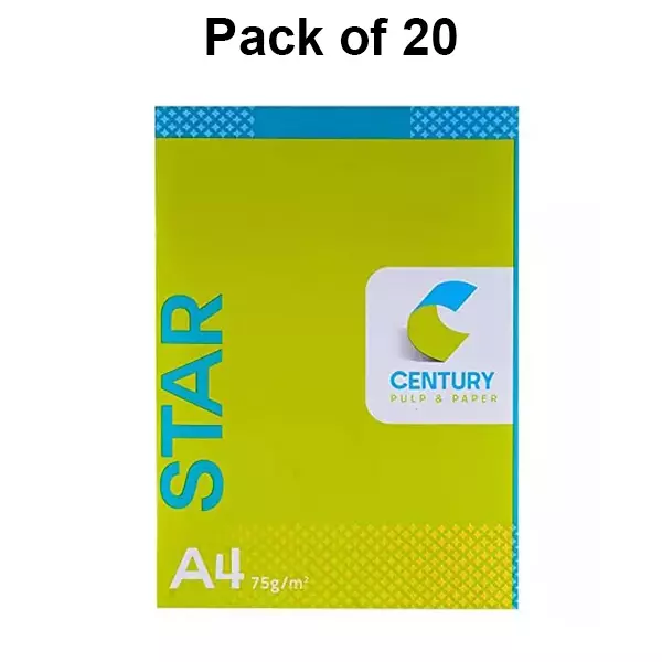 century-star-75-gsm-a4-size-multipurpose-copier-paper-500-sheets-white-pack-of-20-ream