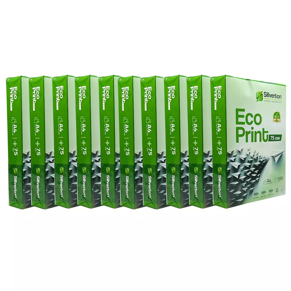 Silverton 75 GSM White A4 Size Copier Paper (Pack of 40 Ream)