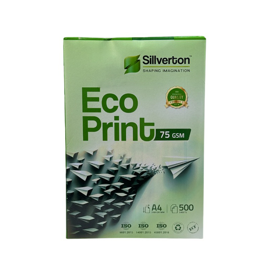 Silverton 75 GSM White A4 Size Copier Paper (Pack of 40 Ream)