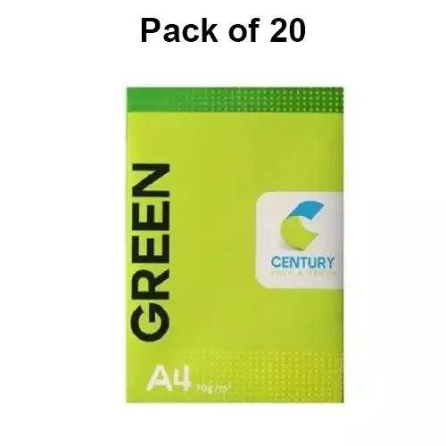 century-green-70-gsm-a4-size-multipurpose-copier-paper-500-sheets-white-pack-of-20-ream