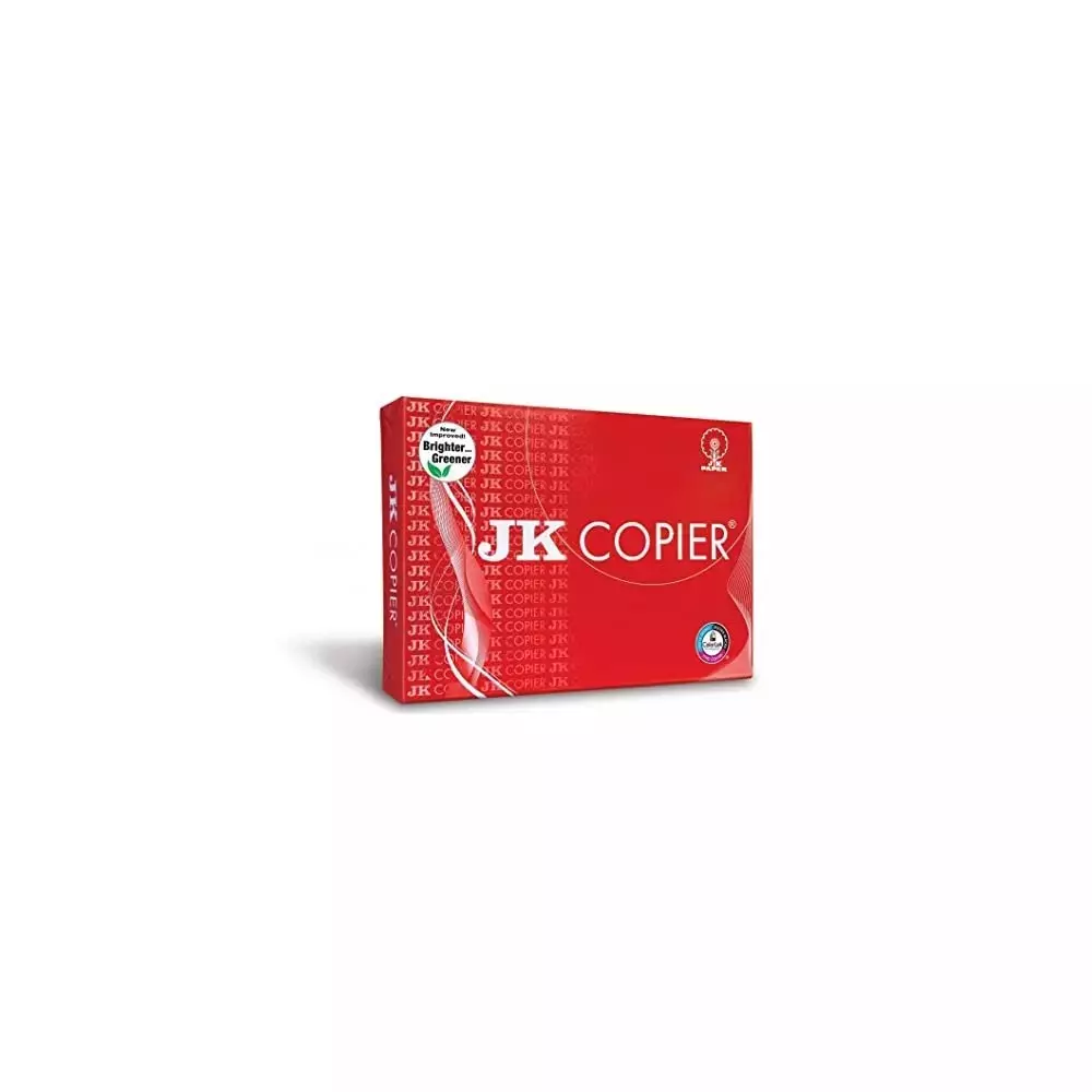 JK Copier 75 GSM A4 Size Multipurpose Paper 500 Sheets White (Pack of 10 Ream)