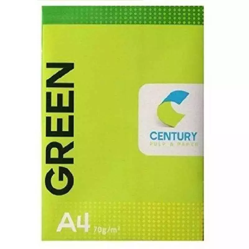 Century Green 70 GSM A4 Size Multipurpose Copier Paper 500 Sheets, White (Pack of 10 Ream)