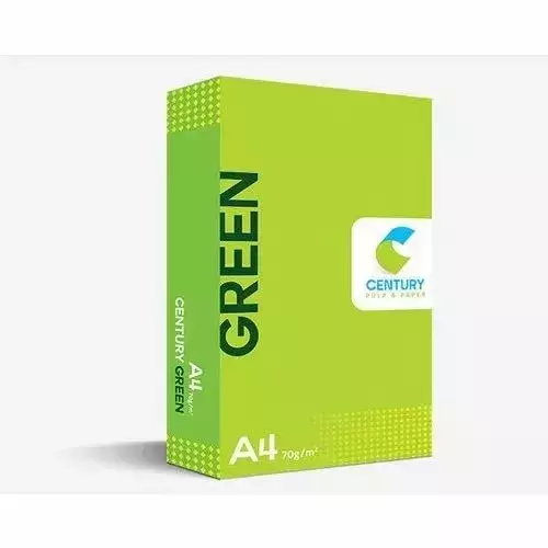 Century Green 70 GSM A4 Size Multipurpose Copier Paper 500 Sheets, White (Pack of 10 Ream)