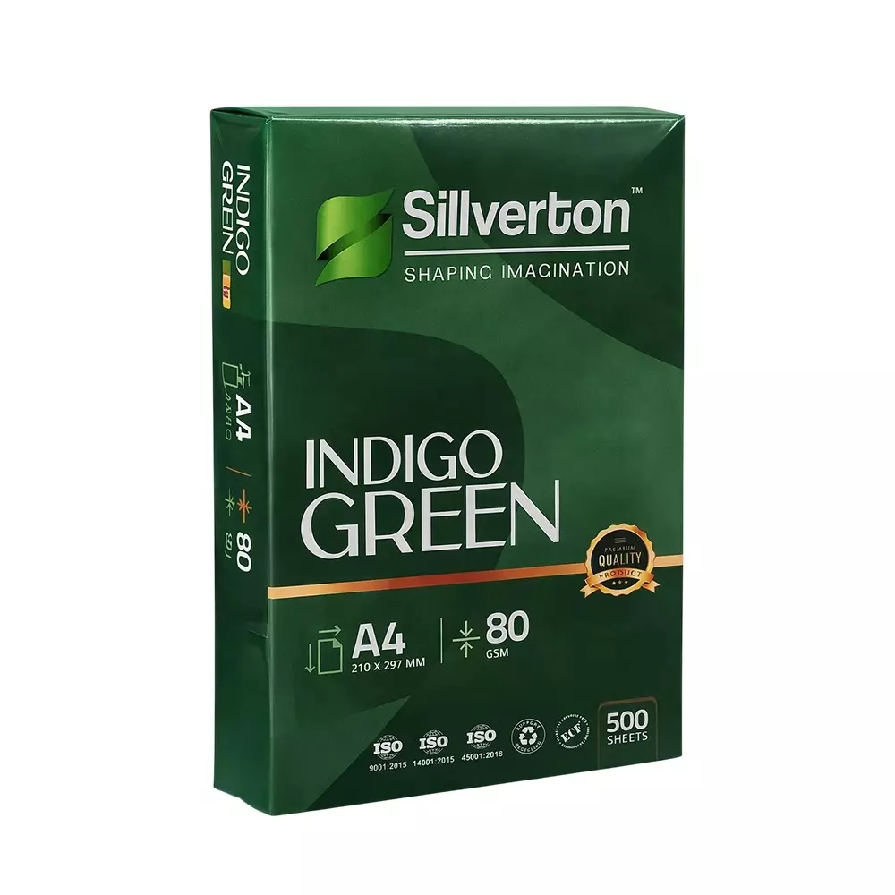 Sillverton 80 GSM White A4 Size Copier Paper (Pack of 1 Ream)