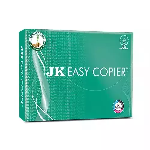 JK Easy 70 GSM A4 Size Multipurpose Copier Paper 500 Sheets White (Pack of 5 Ream)