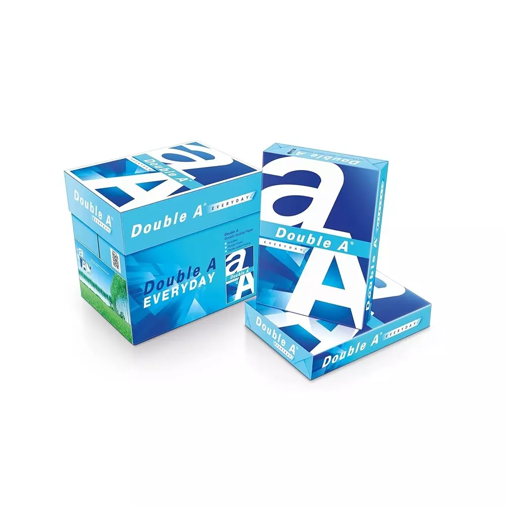 Double A 500 Sheets Per Ream Copier Paper 70 GSM White A4 Size (Pack of 10 Ream)