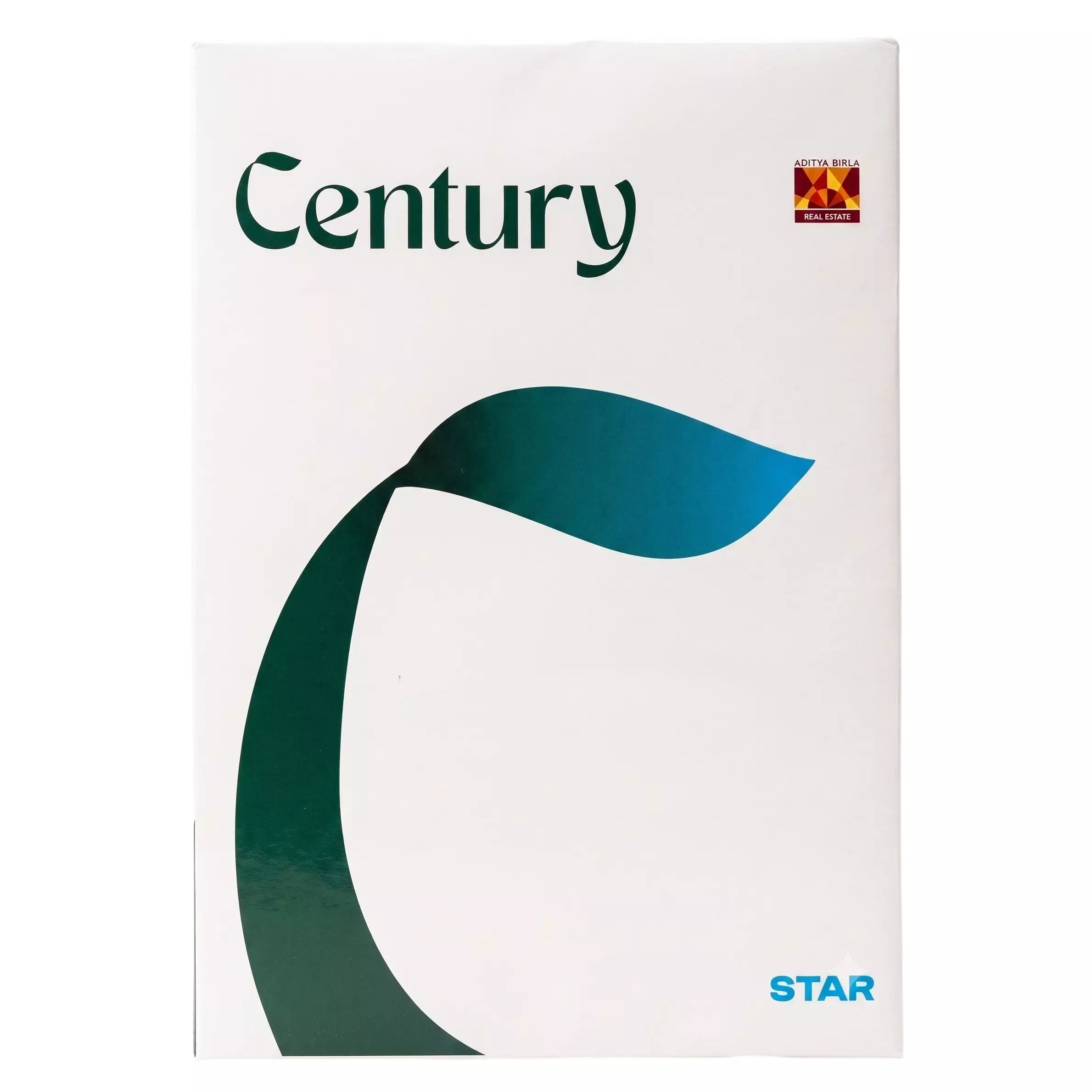 Century Star 75 GSM A3 Size Copier Paper 500 Sheets, White (Pack of 5 Ream)