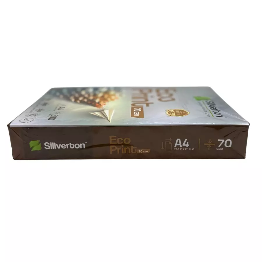 Silverton 70 GSM White A4 Size Copier Paper (Pack of 80 Ream)