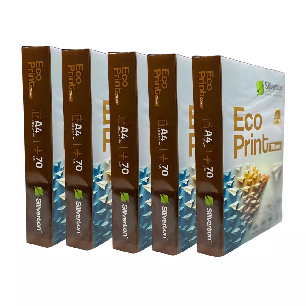 Silverton 70 GSM A4 Copier Paper (Pack of 5 Ream)