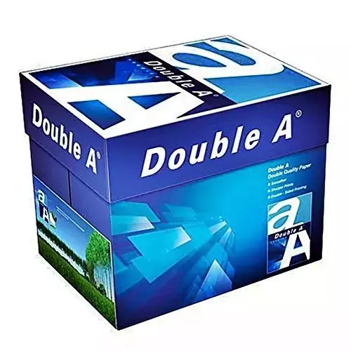 Double A 500 Sheets Per Ream Copier Paper 80 GSM White A4 Size (Pack of 10 Ream)