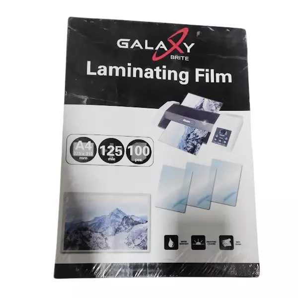 GENERIC 100 Pcs Inkjet Printer Paper Lamination A4, 125 Micron