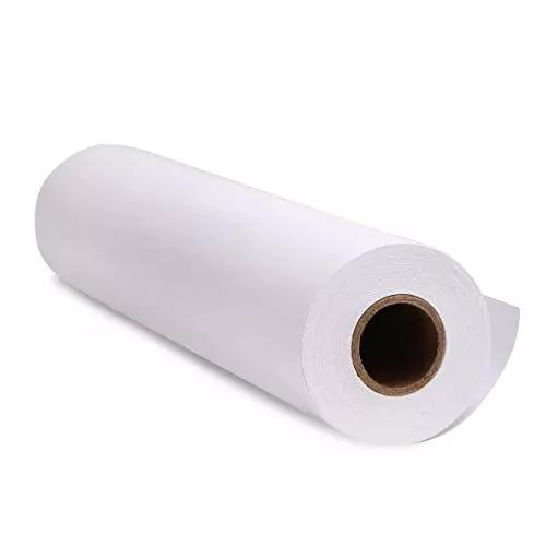 MM WILL CARE Paper Roll for Plotter Machine White 24 inch x 50 m Size, MMWILL1196