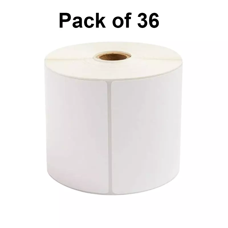 SKY GLOBAL Direct Thermal Label 75x50 mm 1000 Label White (Pack of 36 Roll)