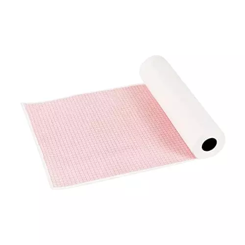 FAIRBIZPS Thermal Chart Roll Bionet ECG Machine 215 mm x 1800 cm  Sheet Size Pink, Yellow, FBER (Pack of 2)