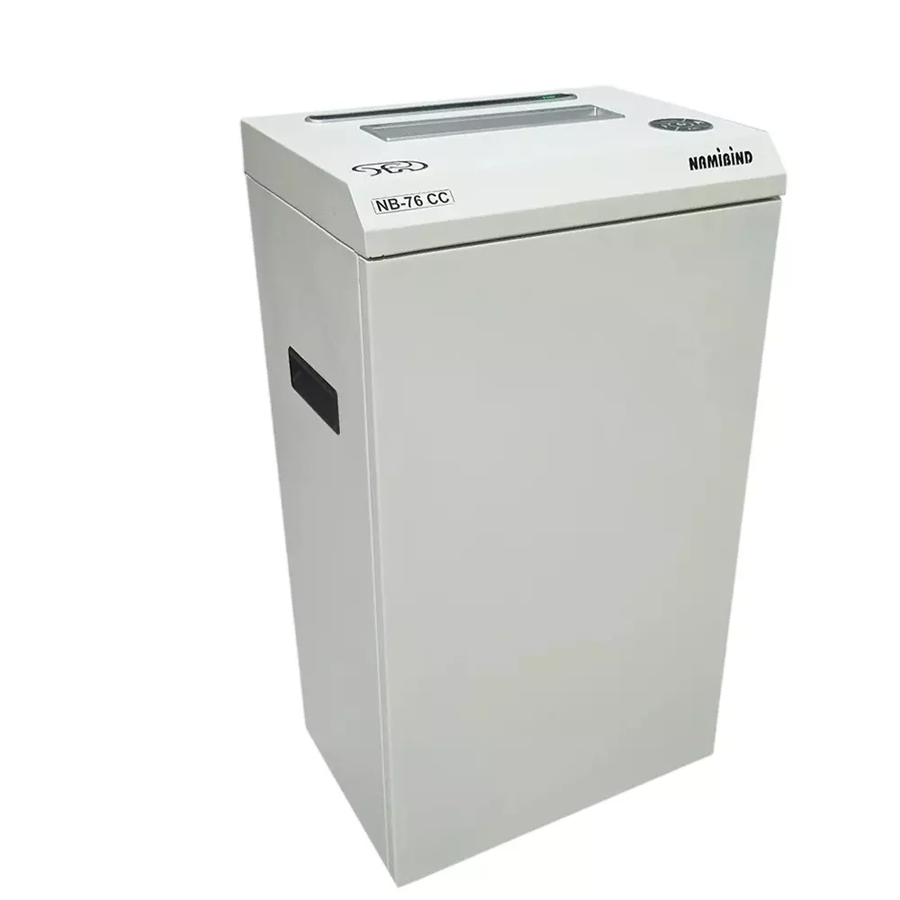 Namibind Paper Shredder 40 L Waste Container / Bin Capacity Cross Cut 100 Mins Duty Cycle, NB-76 CC