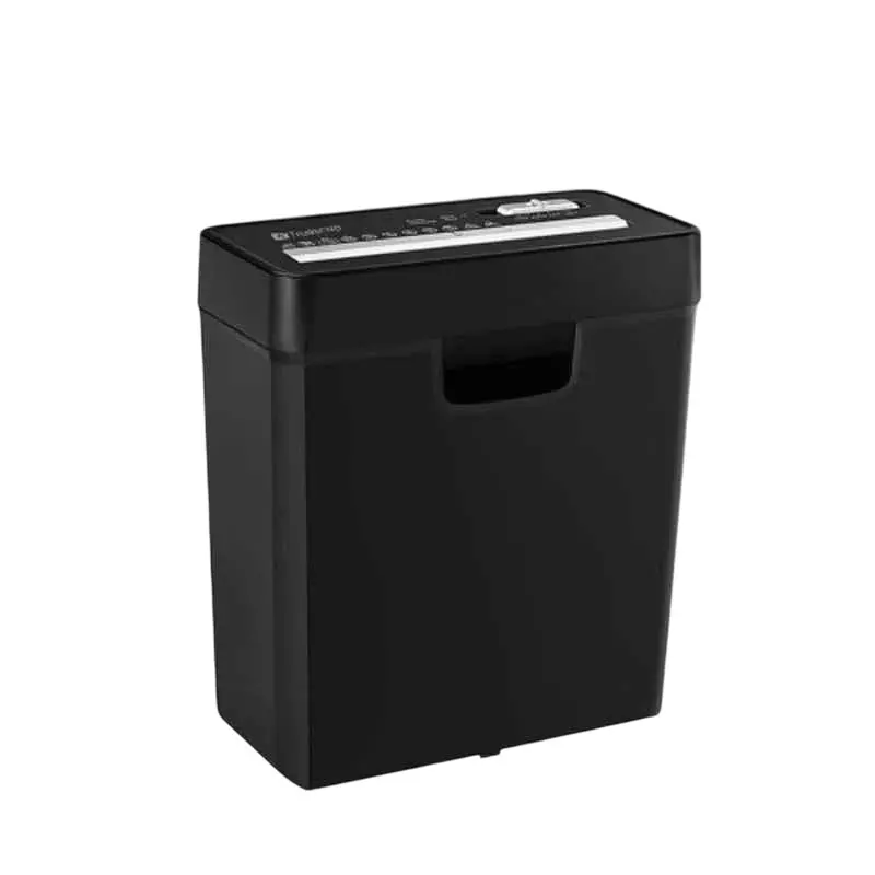 Truesnap 6 Sheet Strip Cut Paper & Credit Card Shredder 10 L Plastic Automatic Black Office & Home Usage, TS-PS-6S
