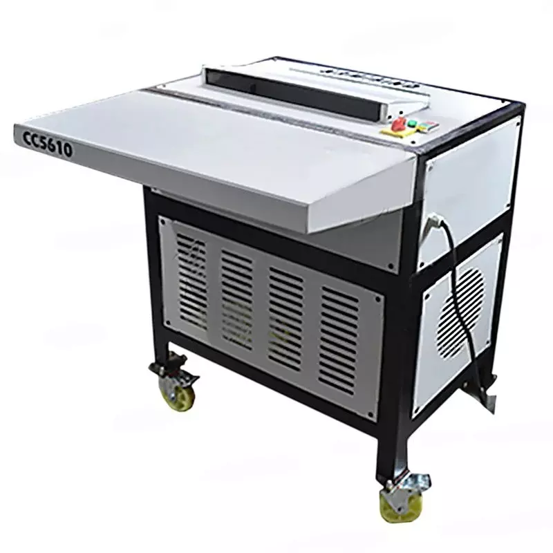 Namibind Cross-Cut Industrial Shredder 5×60 mm Cross-cut Shred Size EN8 Solid Steel Cutters 150 Kg/Hr Shredding Capacity, CC-5610 Cross-Cut
