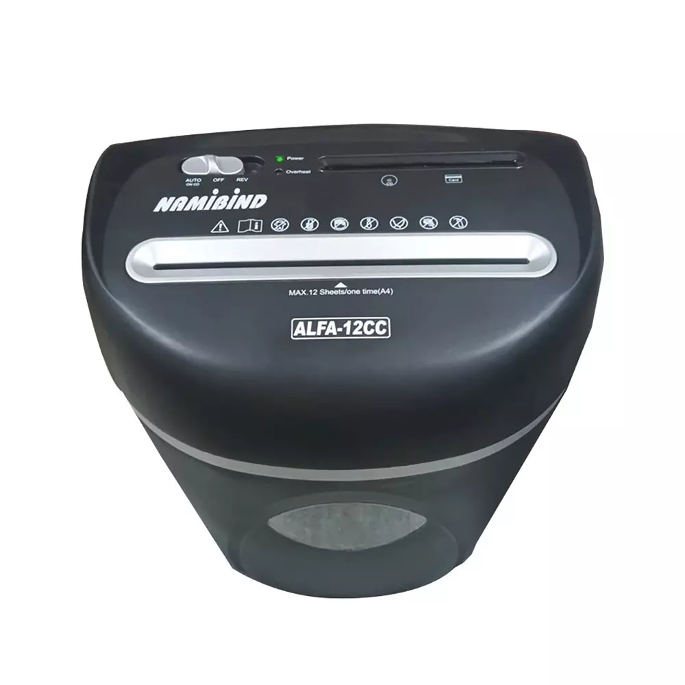 namibind-paper-shredder-516-mm-shred-size-cross-cut-alfa-12cc