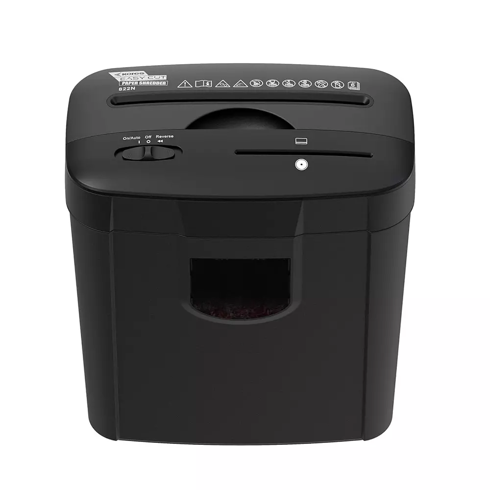 Kores Paper Shredder Cross-Cut 4x18 mm Shred Size 2 m/min Shredding Speed 14 L Waste Bin Capacity, 822N