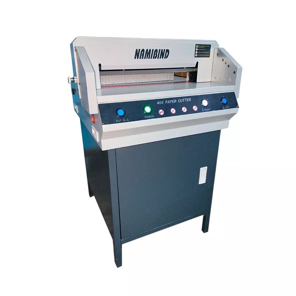 Namibind Paper Cutter Machine Manual Feeding 450 X 450 mm Maximum Cutting Width, ZX 450V+