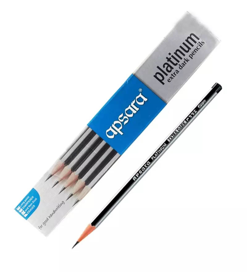 Apsara Platinum Extra Dark Pencil Pack of 10
