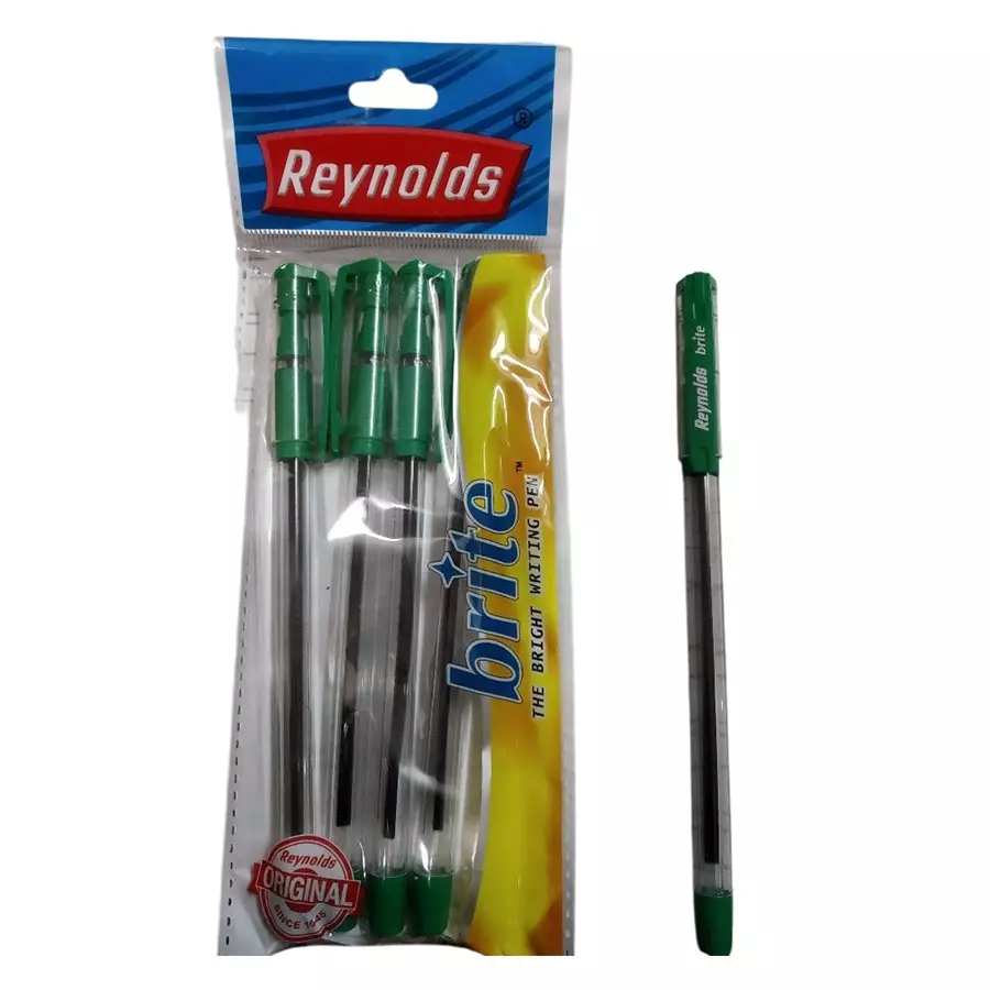 Reynolds Brite Ball Pen Green (Original) Pen
