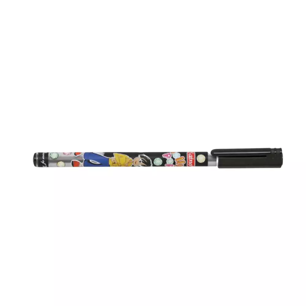 Saino Lolly Pop Ball Pen Black Ink Color (Pack of 5)