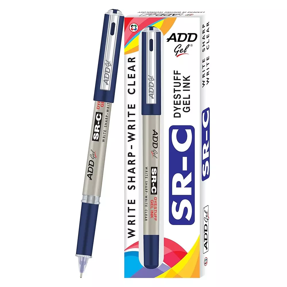 Add Gel Src Roller Ball Pen Blue Ink Color
