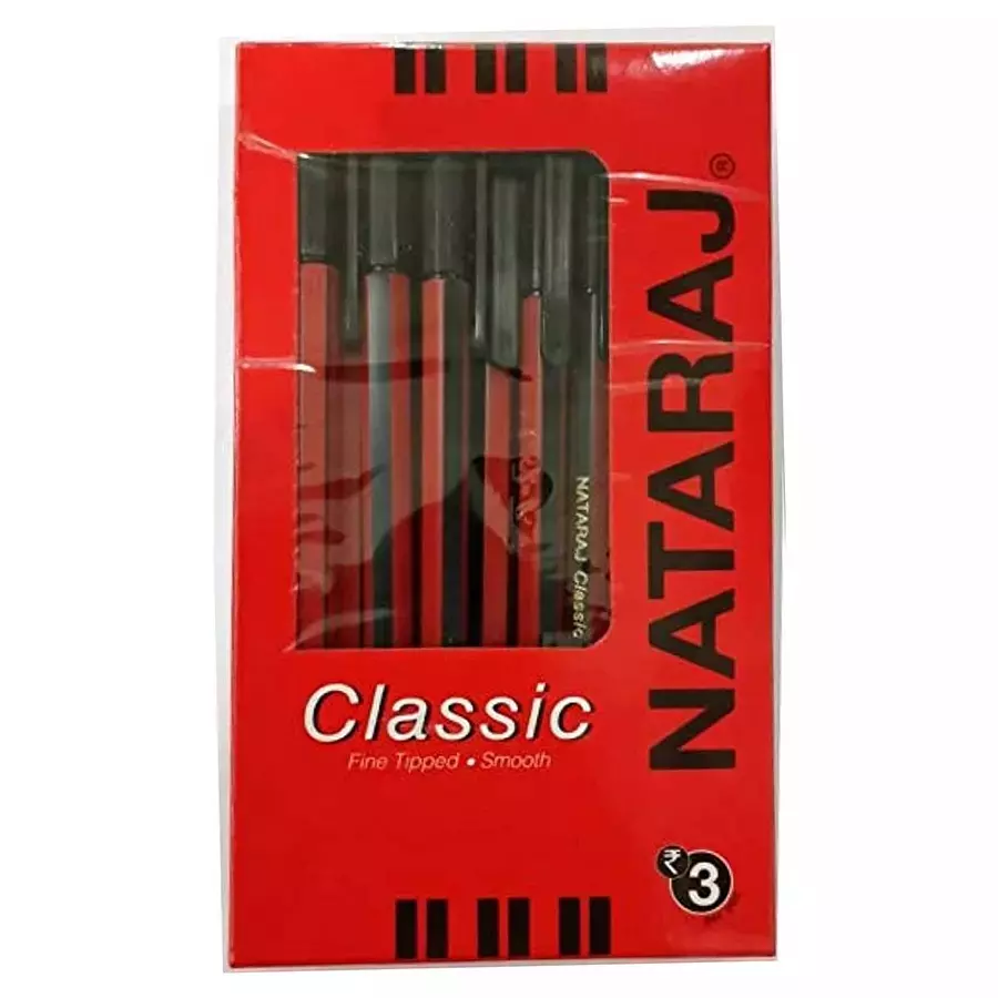 Nataraj Classic Use & Throw Ball Pens Blue (Pack of 200)