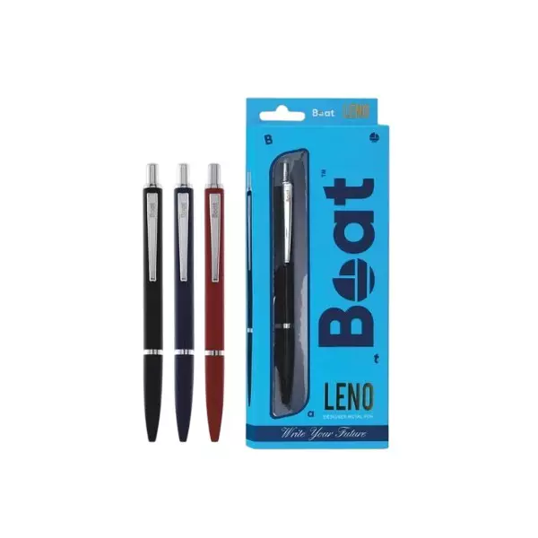 Boat by Ban Leno Ball Pen 0.7 mm Multicolor, FG000265 (Pack of 3)