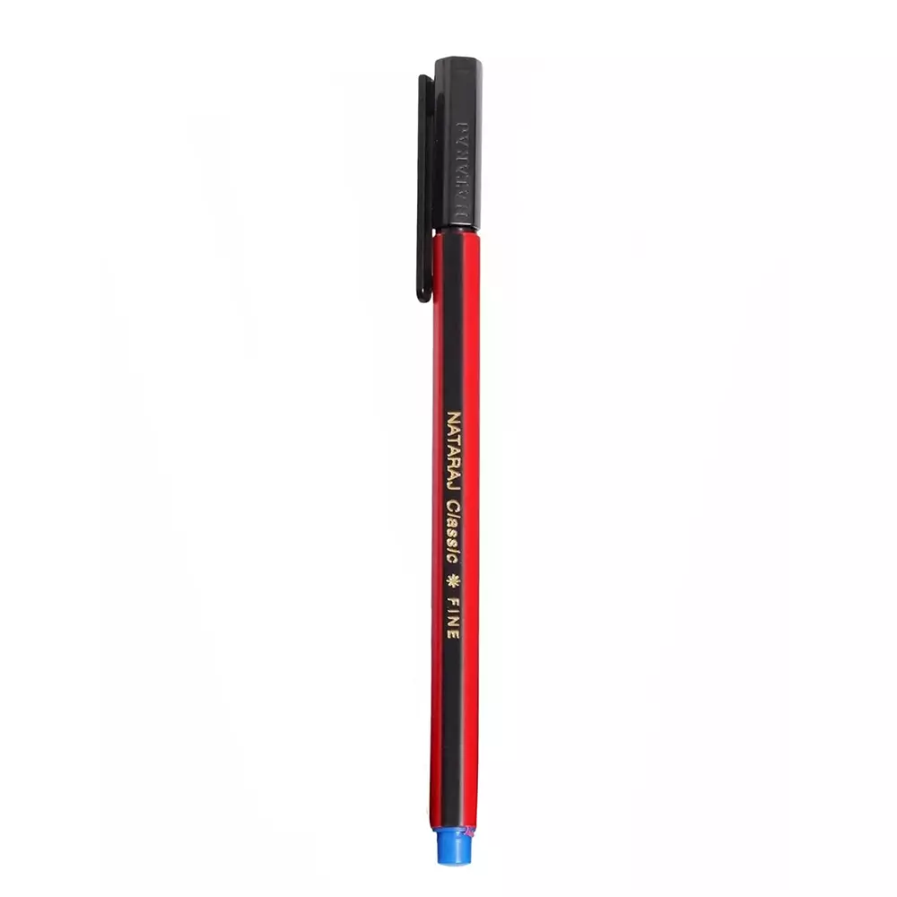 Nataraj Classic Use & Throw Ball Pens Blue (Pack of 40)
