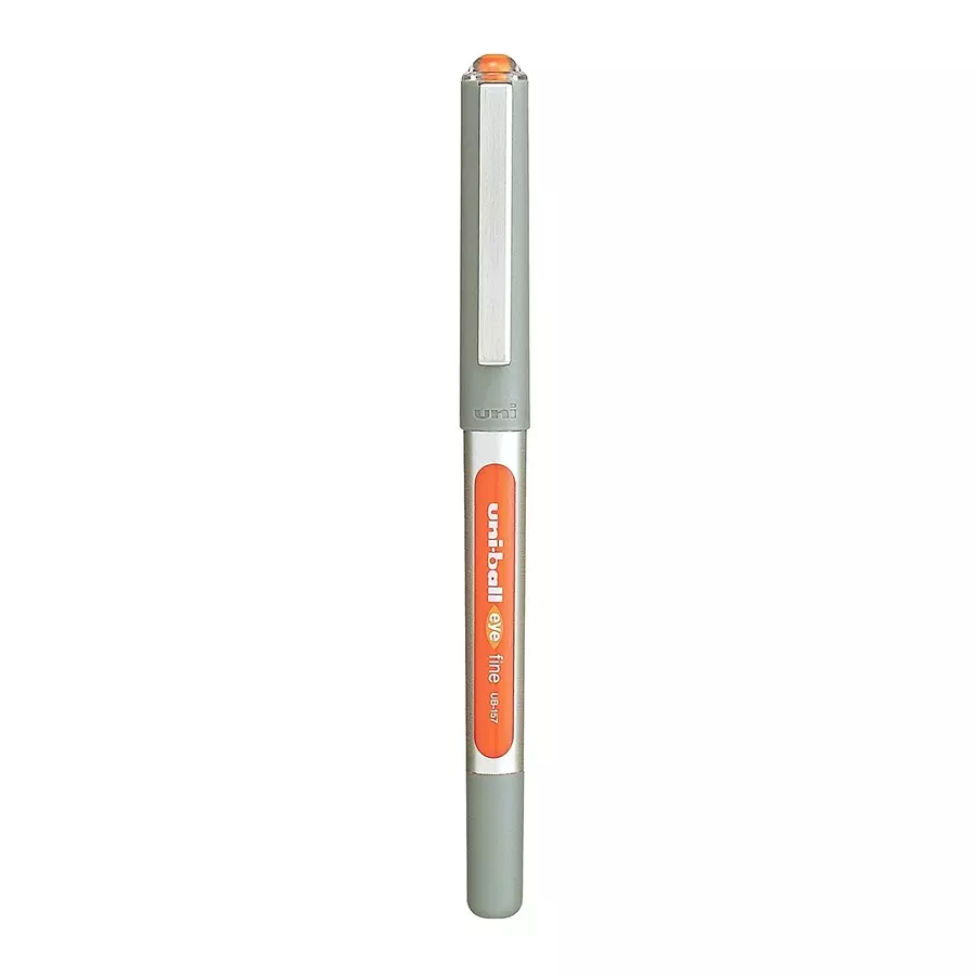 Uni uni-ball Eye UB 157 0.7 mm Extra Fine Bullet Tip Ball Pen, Orange