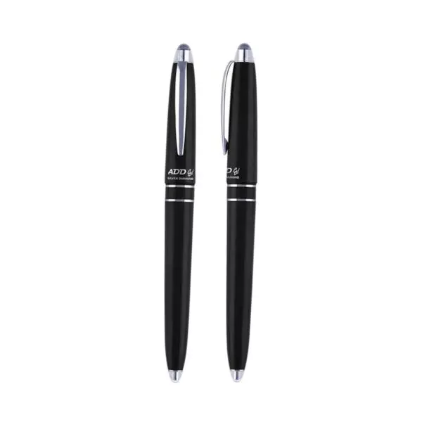Add Gel Diamond Roller Ball Pen Blue Body Color & Black Ink Color
